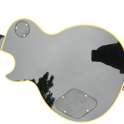 Custom Forge Jack Daniels Electric Vintage Black Yellow Guitar - Image 12