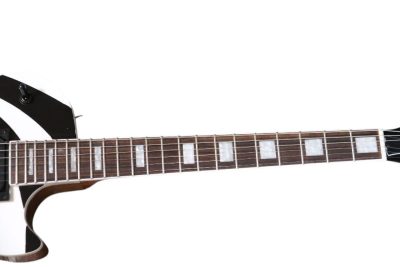 Custom Crown Wylde Vertigo Bullseye White Black Guitar - Image 4