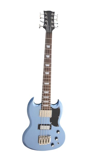 Custom Crown EB3 TV Pelham Blue 8 String Bass - Image 3