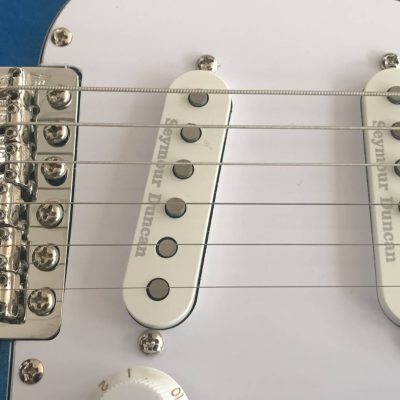 Custom Regent Classic Jewel Blue ST Scalloped Fretboard Guitar - Image 5