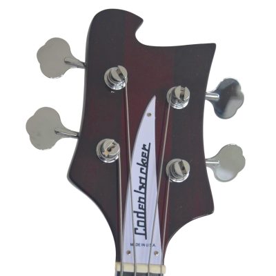 Custom Nova 4003 Burgundy 4 String Bass - Image 3