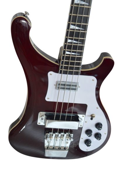 Custom Nova 4003 Burgundy 4 String Bass - Image 8