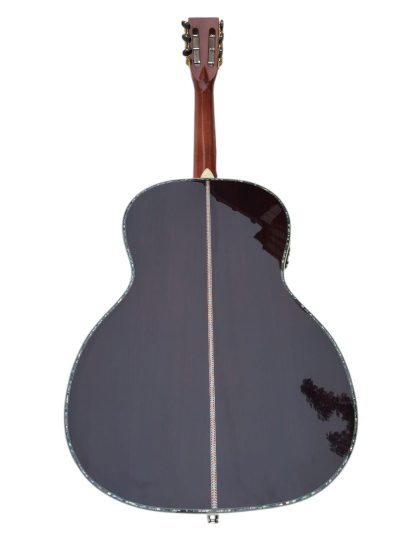 Custom Vertex D45 Classic Solid Spruce Top Acoustic Flower Abalone Guitar - Image 12