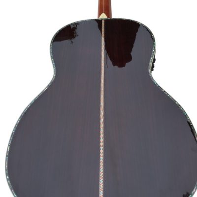 Custom Vertex D45 Classic Solid Spruce Top Acoustic Flower Abalone Guitar - Image 13