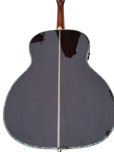 Custom Vertex D45 Classic Solid Spruce Top Acoustic Flower Abalone Guitar - Image 13