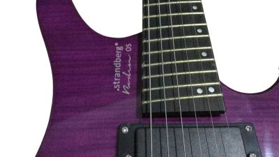 Custom Diplomat Boden Purple Maple Top Headless Guitar - Image 3
