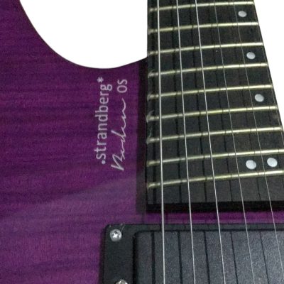 Custom Diplomat Boden Purple Maple Top Headless Guitar - Image 3