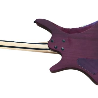 Custom Diplomat Boden Purple Maple Top Headless Guitar - Image 4