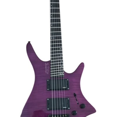 Custom Diplomat Boden Purple Maple Top Headless Guitar