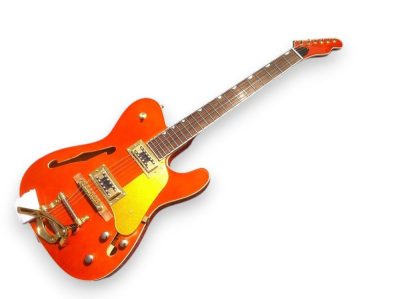 Custom Regent TL Fhole Archtop Orange Paul Waller Guitar