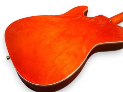 Custom Regent TL Fhole Archtop Orange Paul Waller Guitar - Image 7