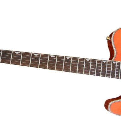 Custom Regent Fhole Orange Paul Waller Masterbuilt Bigsby Guitar - Image 4