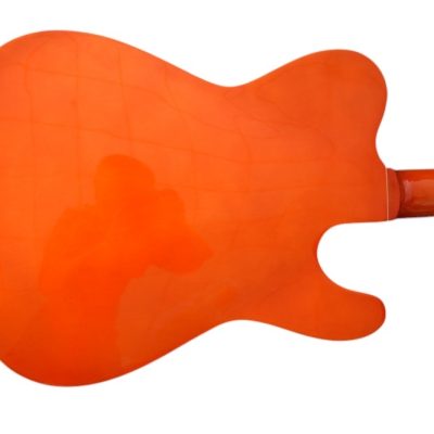 Custom Regent Paul Waller Arch Top Orange Bigsby Fhole Guitar - Image 9