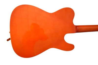 Custom Regent Fhole Orange Paul Waller Masterbuilt Bigsby Guitar - Image 9