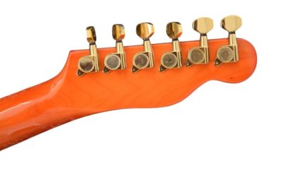 Custom Regent Fhole Orange Paul Waller Masterbuilt Bigsby Guitar - Image 10