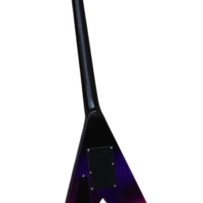 Custom Tempest Vinnie Vincent II Flying Double V Purple Pink Guitar - Image 5