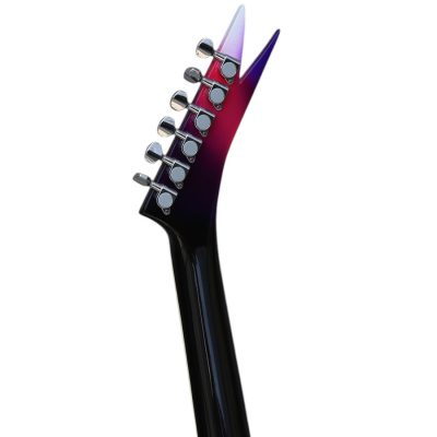 Custom Tempest Vinnie Vincent II Flying Double V Purple Pink Guitar - Image 6