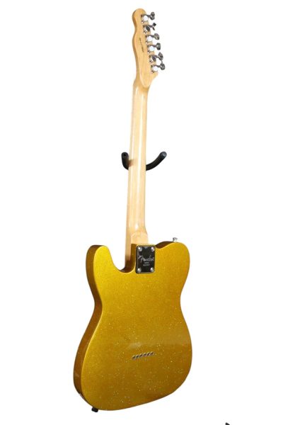 Custom Regent TL Danny Gatton Gold Sparkle Guitar - Image 4