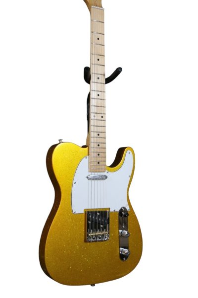 Custom Regent TL Danny Gatton Gold Sparkle Guitar - Image 8
