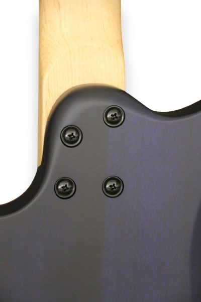 Custom Diplomat XM2 Headless Blue Guitar - Image 3