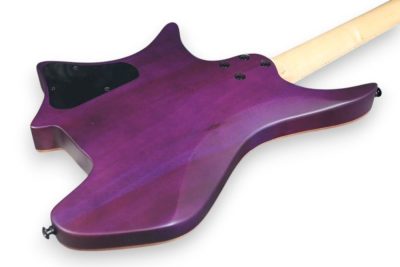 Custom Diplomat XM2 Headless Purple Guitar - Image 3