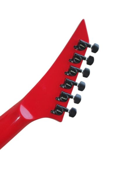 Custom Race Phil Demmel King V Red Black Bevel Guitar Floyd Rose Tremolo - Image 4