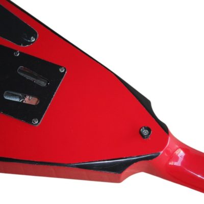 Custom Race Phil Demmel King V Red Black Bevel Guitar - Image 6