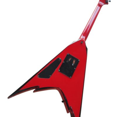 Custom Race Phil Demmel King V Red Black Bevel Guitar - Image 7