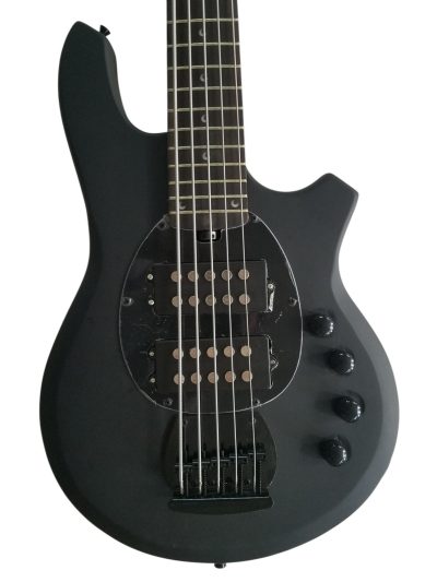 Custom Aether Bongo Black Satin 5 String Bass