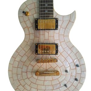 Custom Crown Mosaic Mother of Pearl Guitar