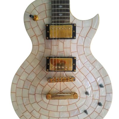 Custom Crown Mosaic Mother of Pearl Guitar