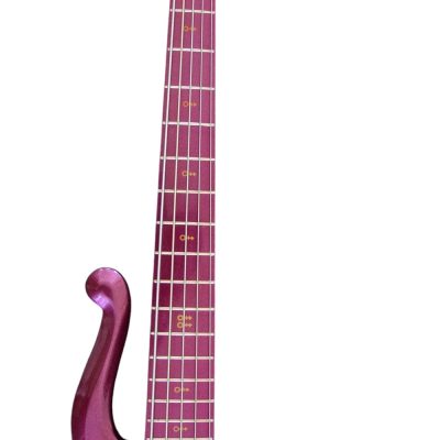 Custom Ember Prince Cloud Purple 5 String Bass ( Color Options ) - Image 4