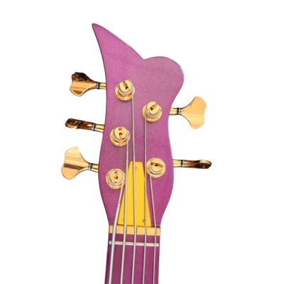 Custom Ember Prince Cloud Purple 5 String Bass ( Color Options ) - Image 5