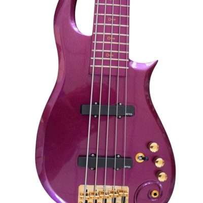 Custom Ember Prince Cloud Purple 5 String Bass ( Color Options ) - Image 10