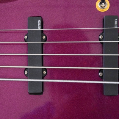 Custom Ember Prince Cloud Purple 5 String Bass ( Color Options ) - Image 11