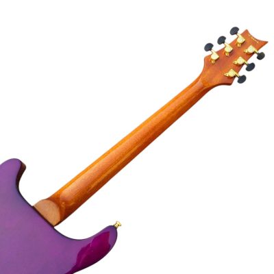 Custom Monarch SE Orianthi Lotus Purple Flame Maple Top Guitar - Image 4