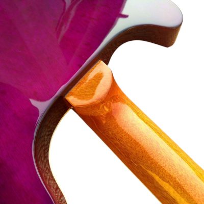 Custom Monarch SE Orianthi Lotus Purple Flame Maple Top Guitar - Image 5