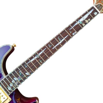 Custom Monarch SE Orianthi Lotus Purple Flame Maple Top Guitar - Image 9