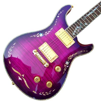 Custom Monarch SE Orianthi Lotus Purple Flame Maple Top Guitar
