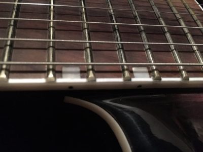 Custom Obsidian E II Horizon Pink Purple Quilted Maple Top Tremolo Guitar - Image 7