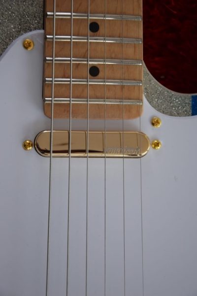 Custom Regent Buck Owens Red Blue Silver Sparkle Finish Guitar - Image 5