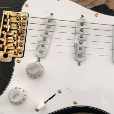 Custom Regent ST Jeff Beck Aged Relic Black Guitar - Image 4