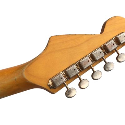 Custom Regent ST Jeff Beck Aged Relic Black Guitar - Image 6