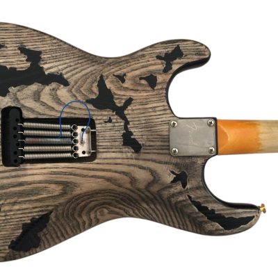 Custom Regent ST Jeff Beck Aged Relic Black Guitar - Image 7