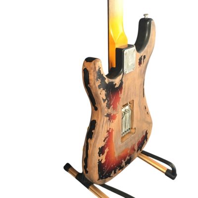 Custom Regent ST Aged Relic Vintage SRV Sunburst Finish Guitar - Image 5