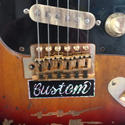 Custom Regent ST Aged Relic Vintage SRV Sunburst Finish Guitar - Image 13