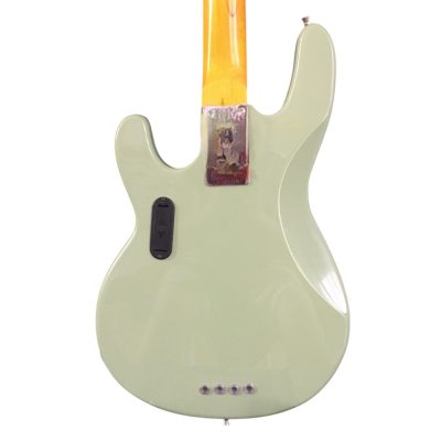 Custom Aether Sting Sea Foam Green 4 String Bass - Image 3