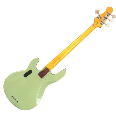 Custom Aether Sting Sea Foam Green 4 String Bass - Image 5