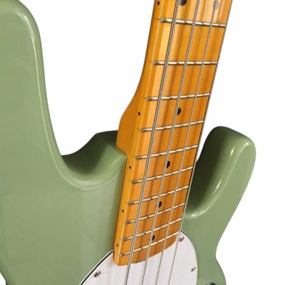 Custom Aether Sting Sea Foam Green 4 String Bass - Image 6