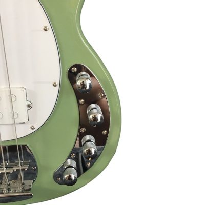 Custom Aether Sting Sea Foam Green 4 String Bass - Image 11